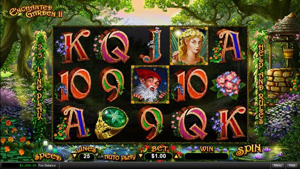 Free enchanted garden slot machines